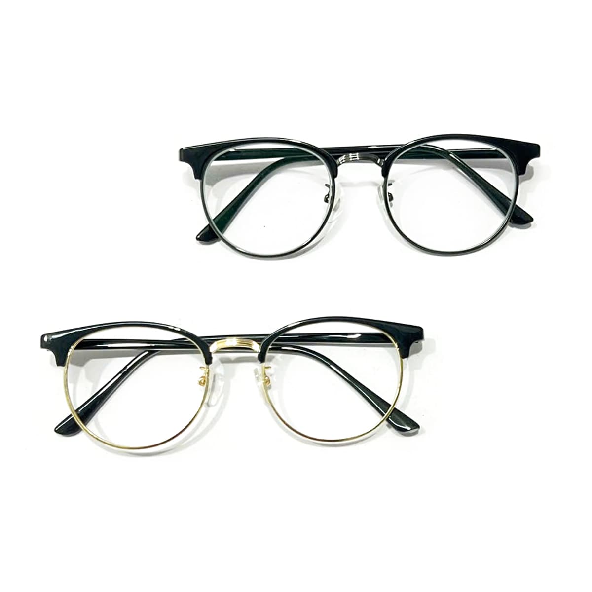 Gọng Kính Tròn Kim Loại Unisex C40 – Lắp Cận Theo Số Độ