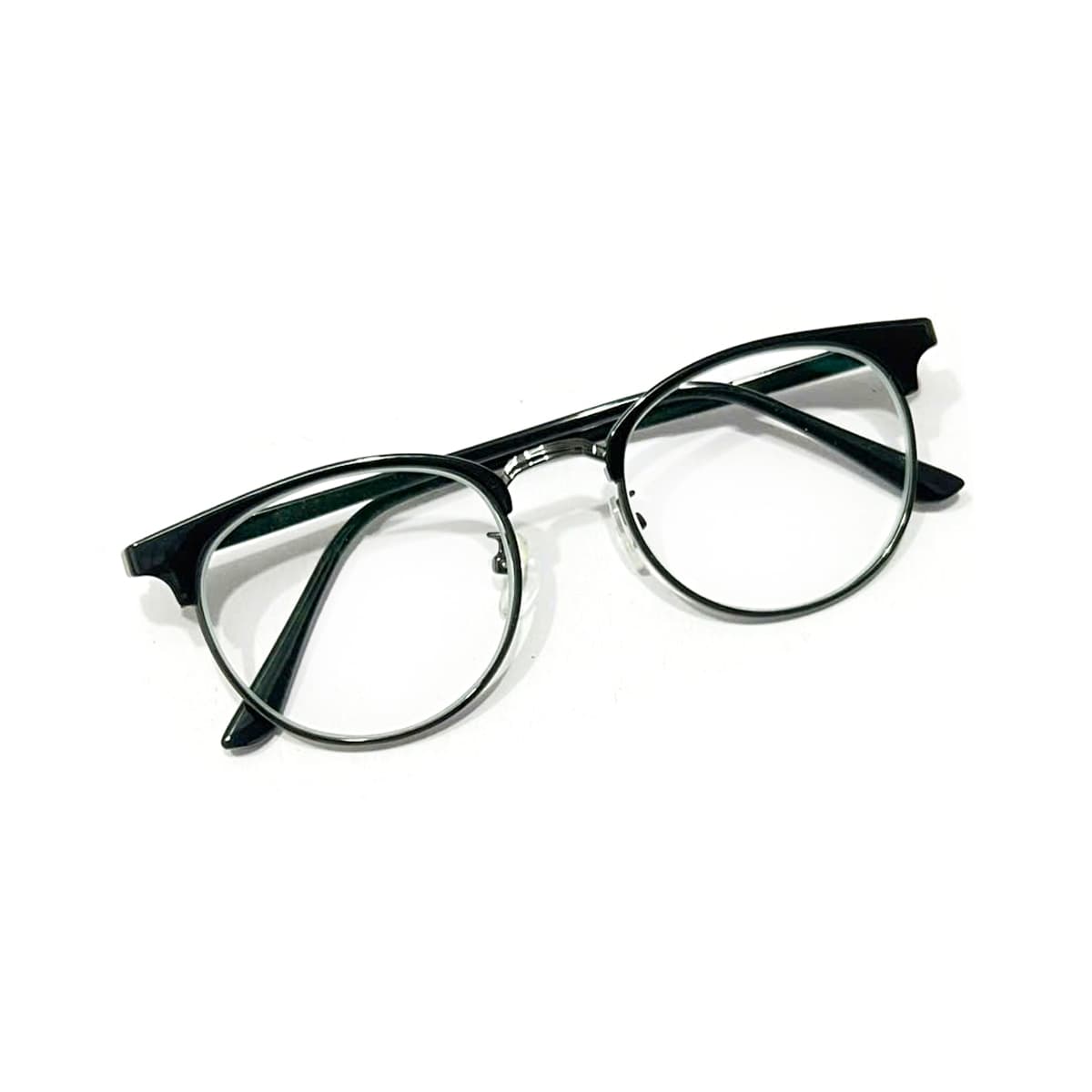 Gọng Kính Tròn Kim Loại Unisex C40 – Lắp Cận Theo Số Độ