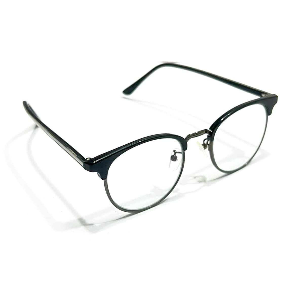 Gọng Kính Tròn Kim Loại Unisex C40 – Lắp Cận Theo Số Độ