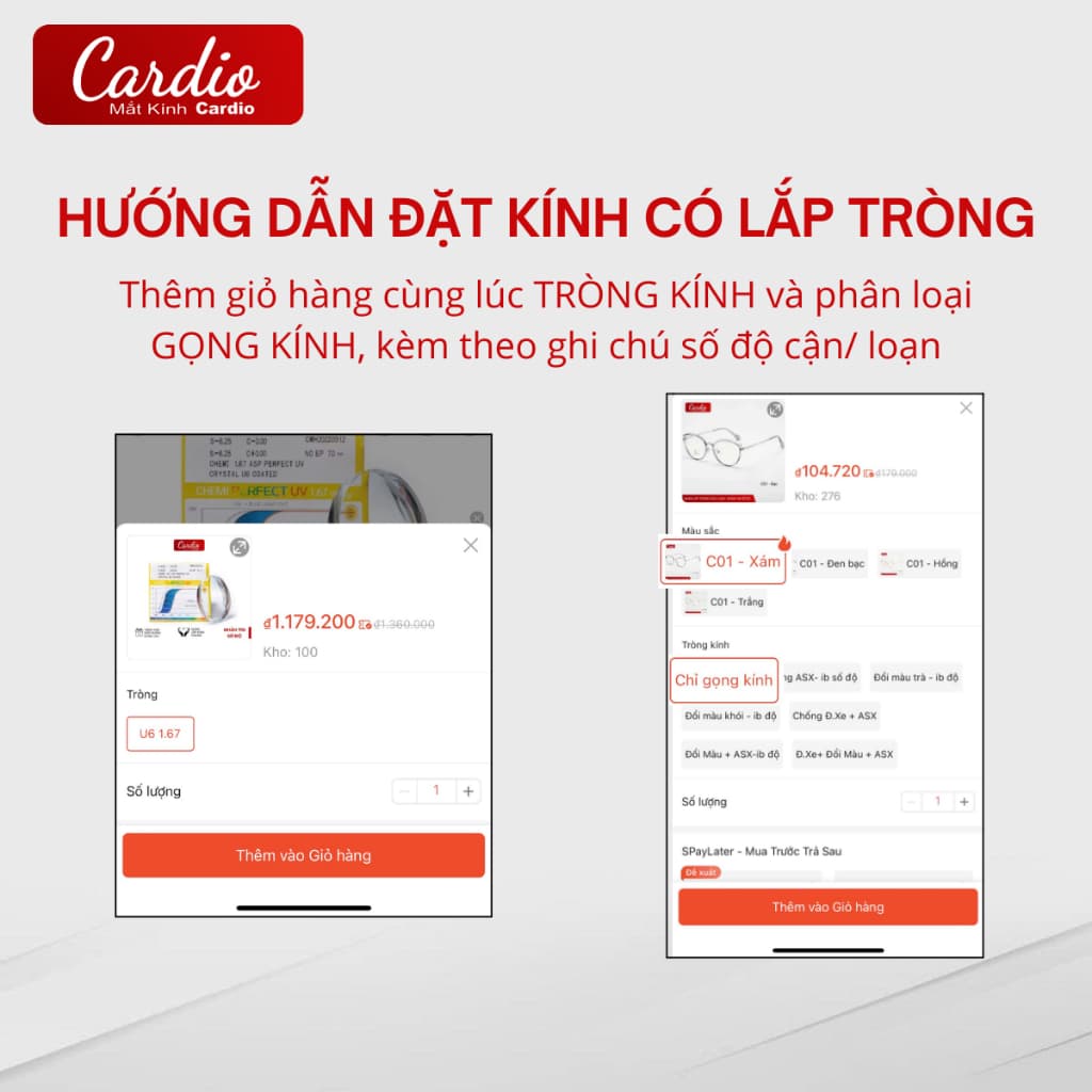 (Giá 1 cặp) Tròng Kính Chemi U6 1.67 Chống UV Chống Ánh Sáng Xanh, Lắp Được Cận Loạn Theo Yêu Cầu