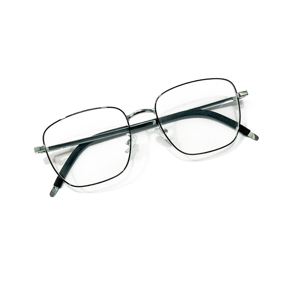 Gọng Kính Vuông Bo Góc Kim Loại C63 – Phong Cách Retro Unisex