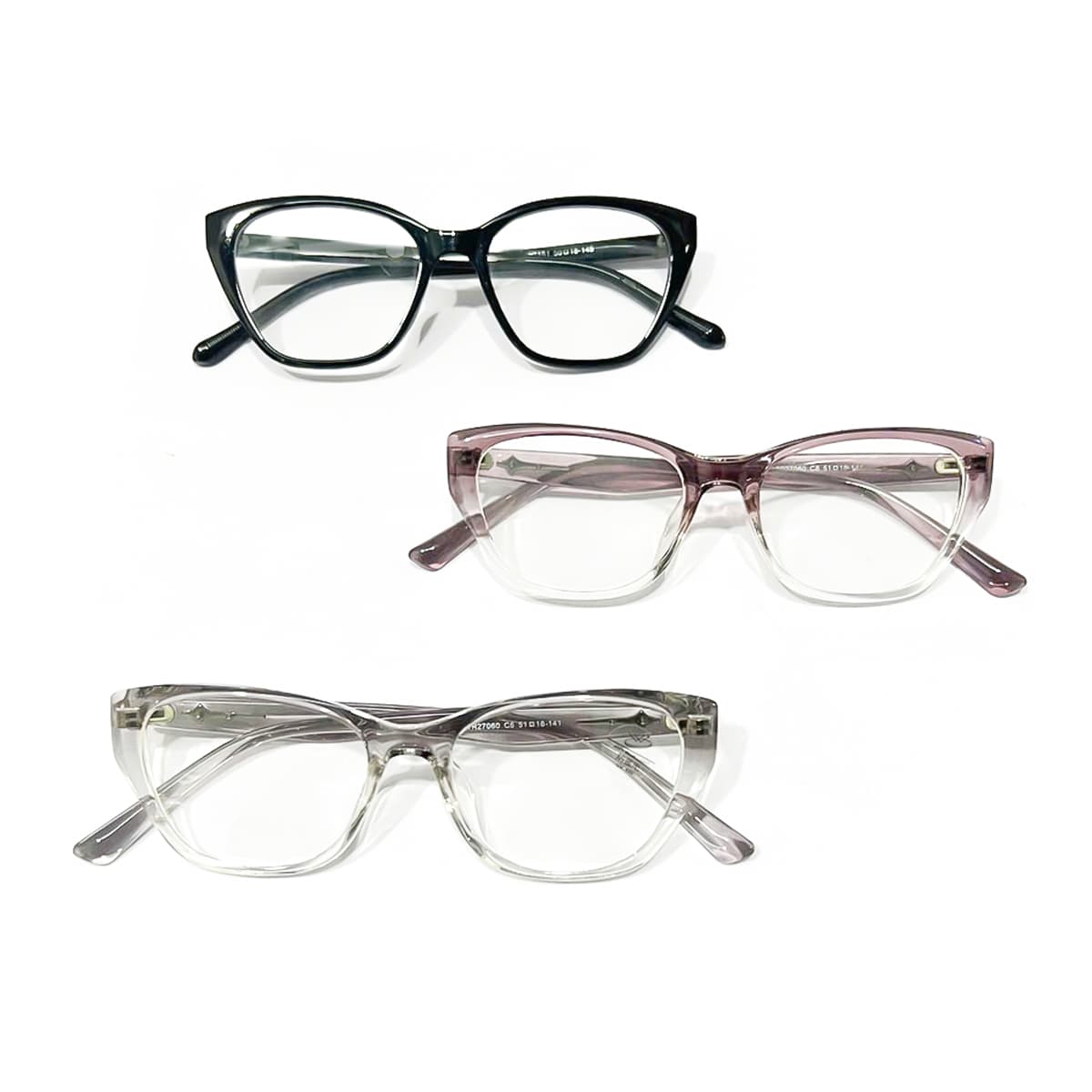Gọng Kính Vuông Nhựa Siêu Nhẹ Unisex C17 – Thời Trang Nam Nữ
