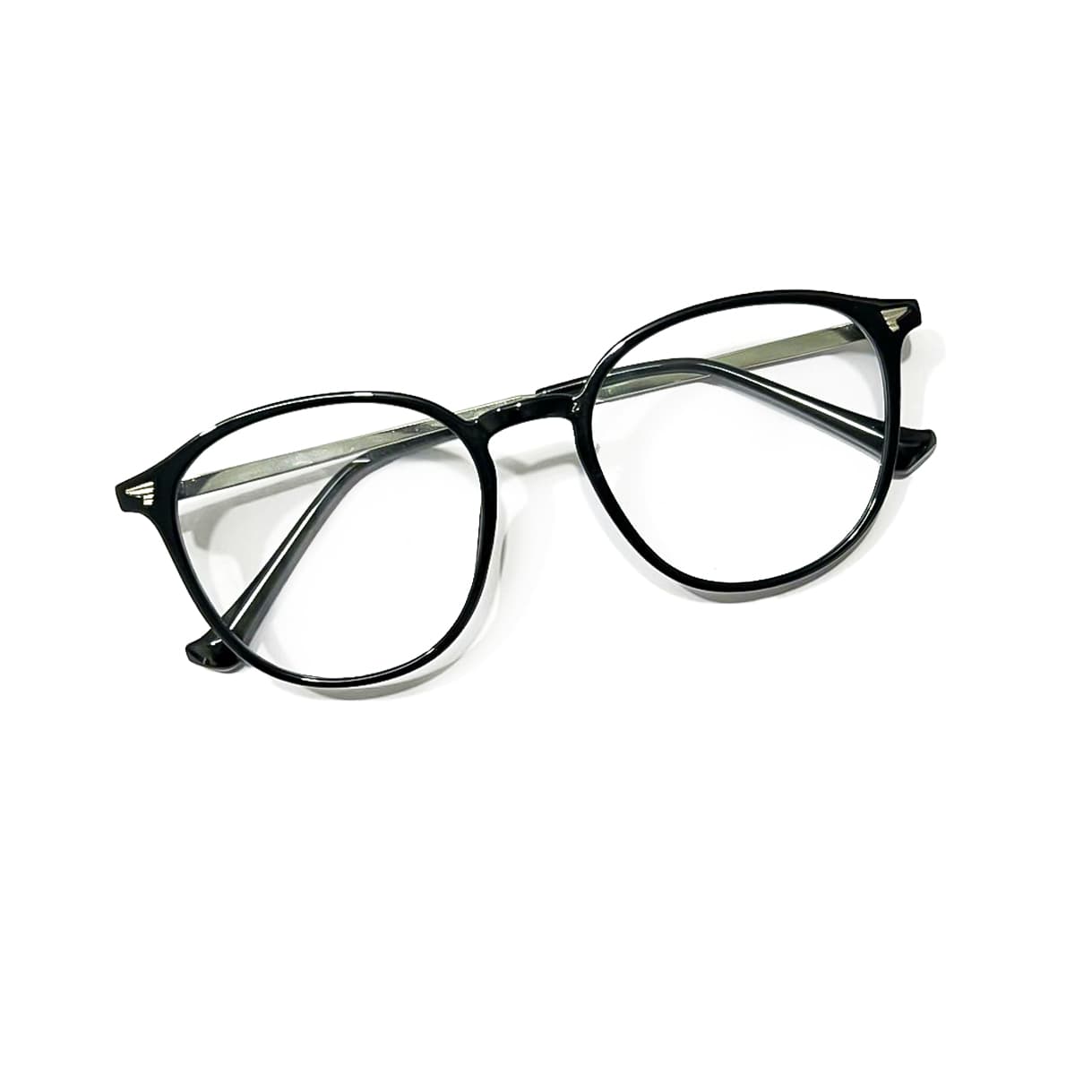 Gọng Kính Oval Đổi Màu Lọc Sáng Xanh C114 – Lắp Cận Loạn