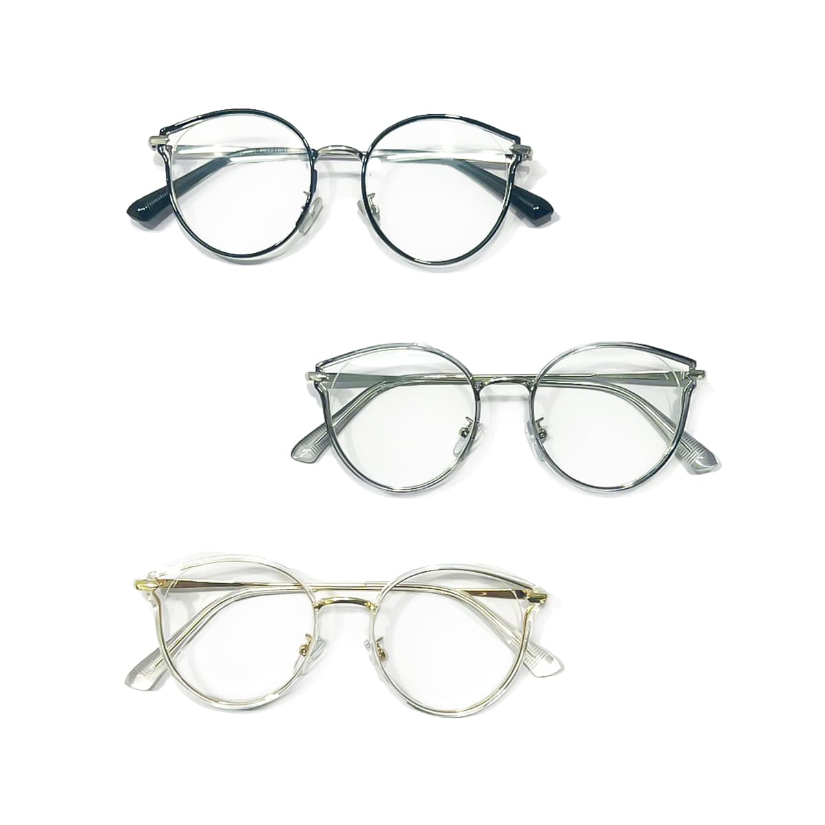 Gọng Kính Kim Loại Cao Cấp Chống Tia UV C46 – Lắp Theo Số Độ