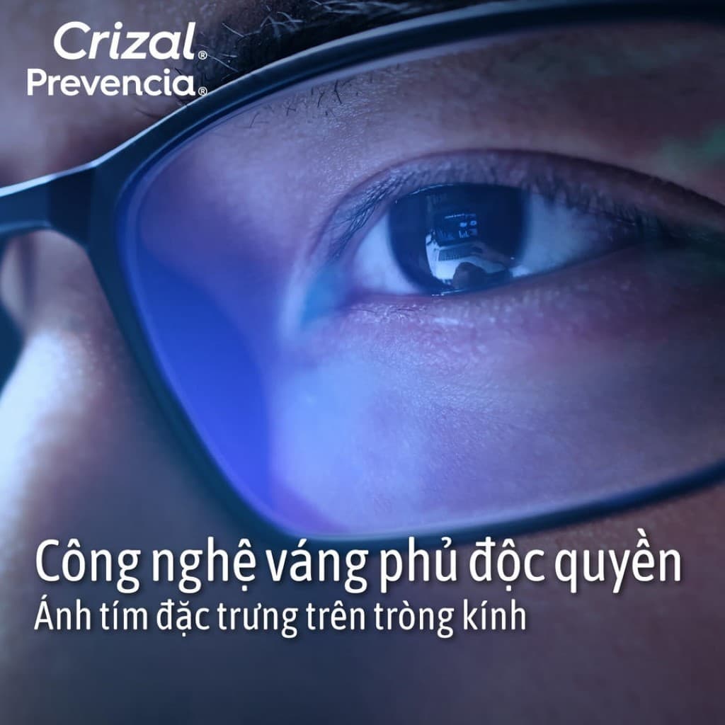 Tròng Kính Đổi Màu Essilor Crizal Transitions Classic Chống UV Ánh Sáng Xanh Đổi Màu Cực Nhanh