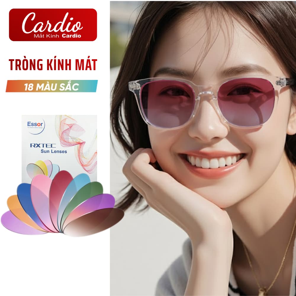 Tròng Kính Mát 1.56 Tinted Lenses Nottica 18 Màu Thời Trang Phong Cách Chống UV