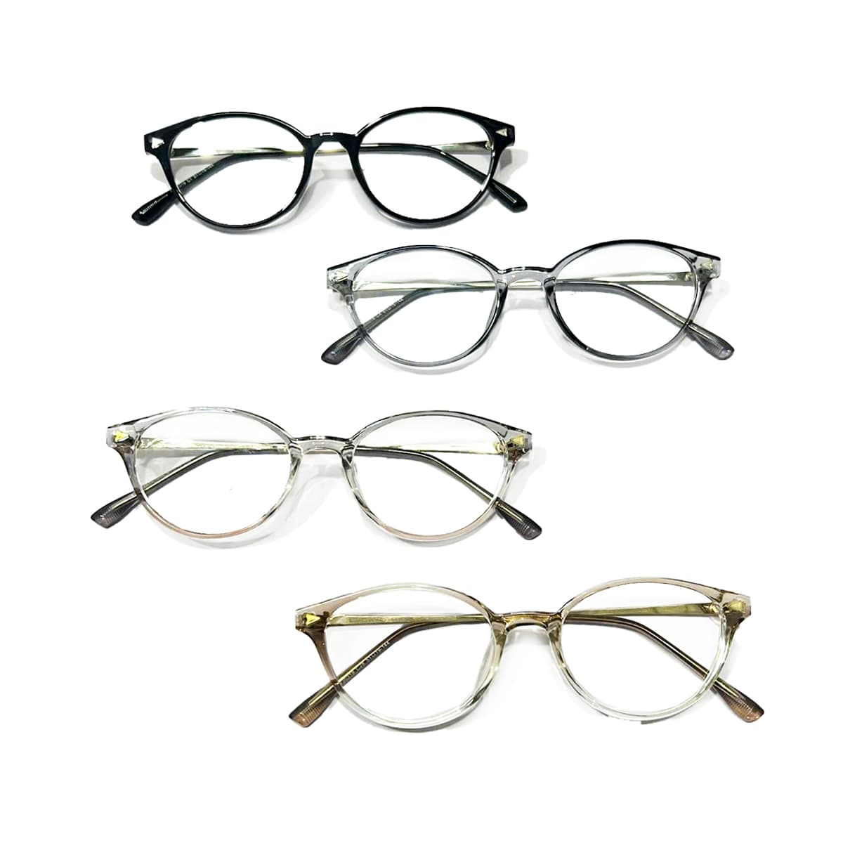 Gọng Kính Mắt Mèo Unisex Đổi Màu C03 – Lọc Ánh Sáng Xanh, Lắp Cận