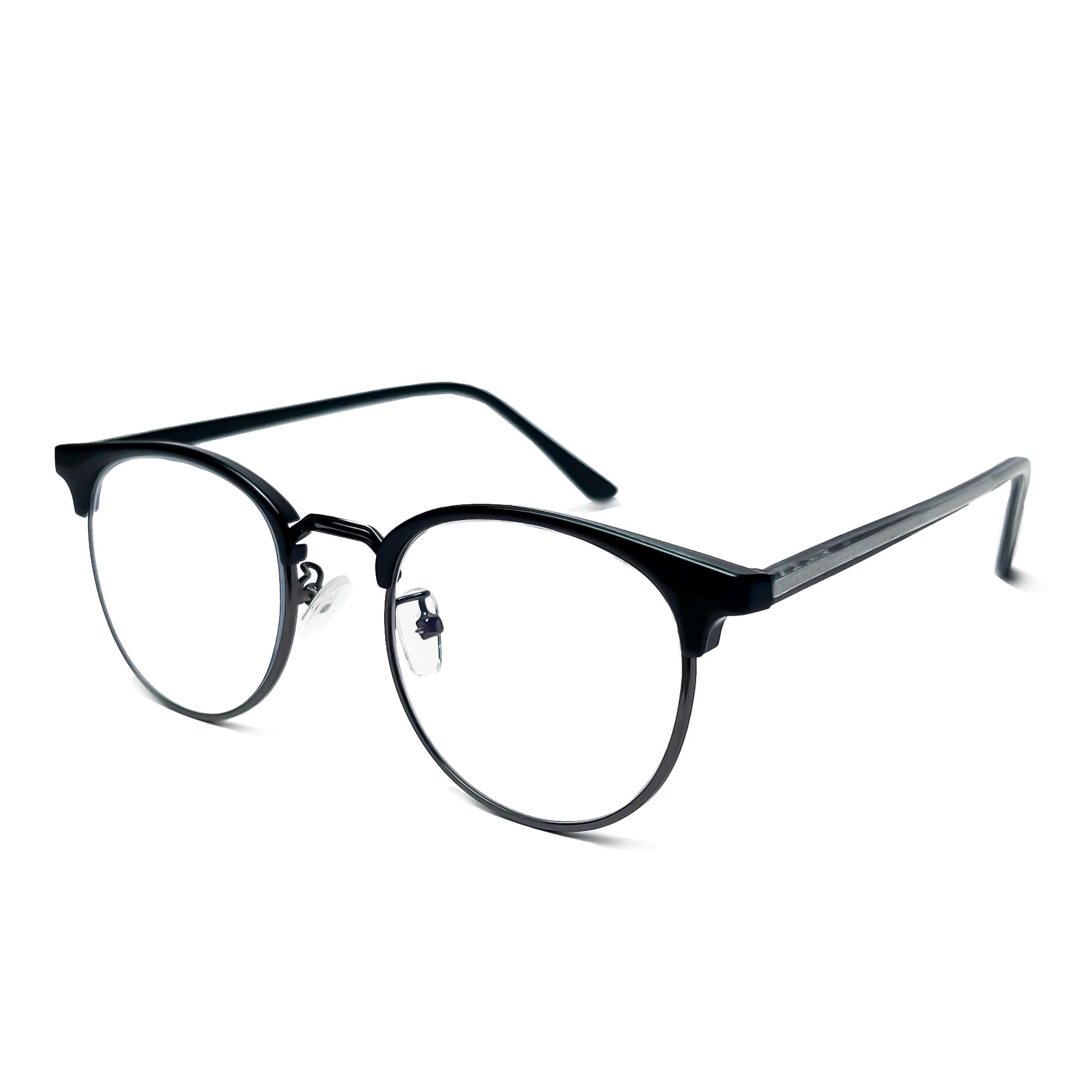 Gọng Kính Tròn Kim Loại Unisex C40 – Lắp Cận Theo Số Độ