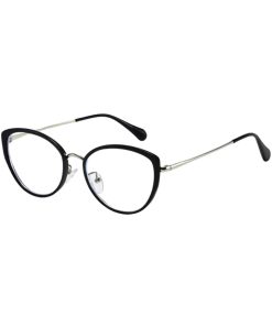 Gọng Kính Mắt Mèo Retro Nữ Kim Loại Mảnh C01 – Đổi Màu, Lắp Cận