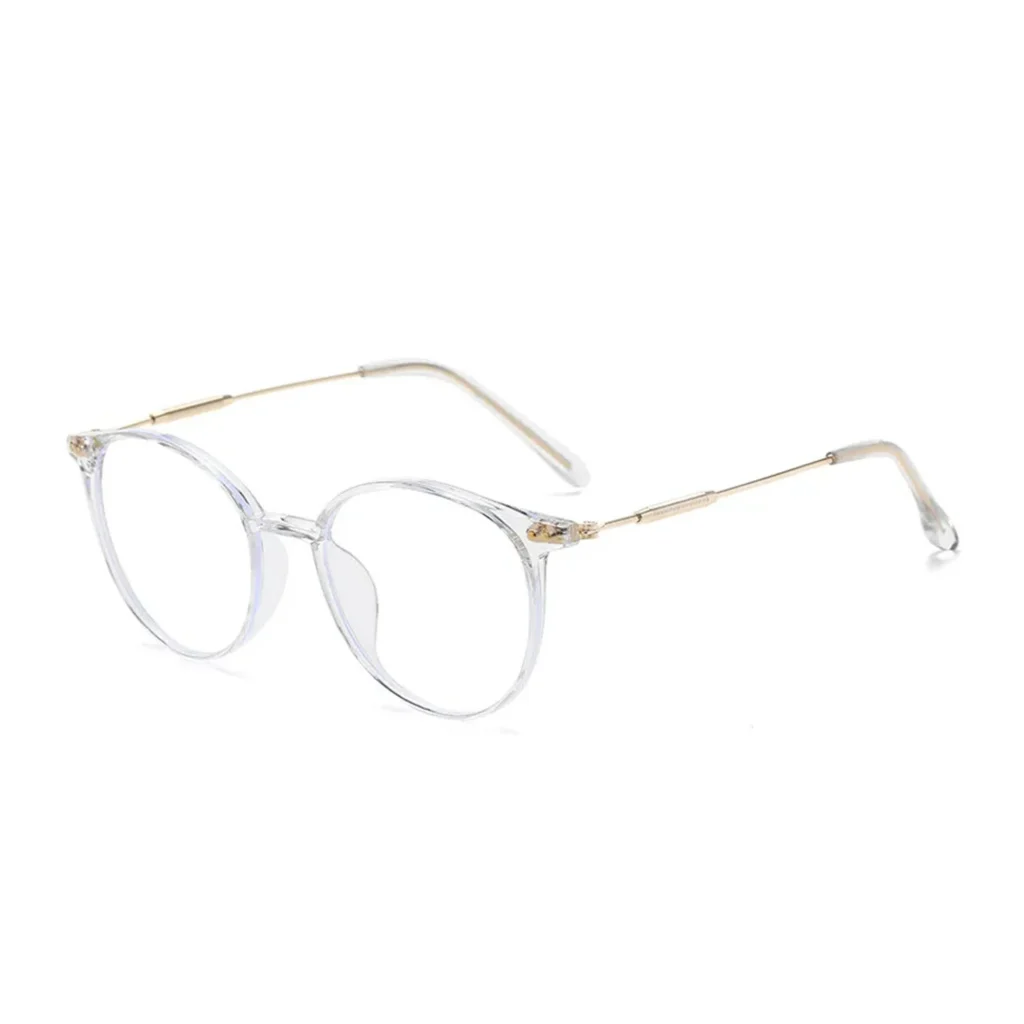 Gọng Kính Vuông Kim Loại Nhẹ Unisex MI07 – Lọc Ánh Sáng Xanh