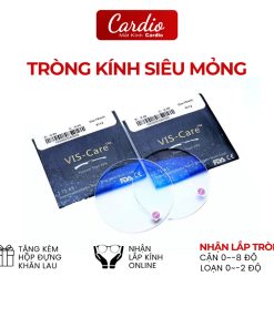 Tròng Kính Vis Care Nano Blue SHMC Lọc Ánh Sáng Xanh Chiết Suất Cao Chính Hãng Singapore