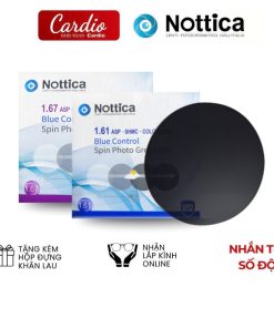 Tròng Kính Đổi Màu Chống Ánh Sáng Xanh N5 Series Nottica, Tròng Kính Cận Loạn Cao Cấp Có Nhận Thay Tròng