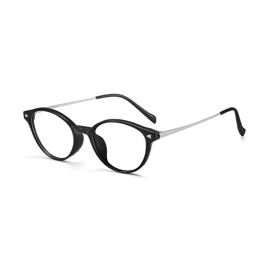 Gọng Kính Mắt Mèo Unisex Đổi Màu MI03 – Lọc Ánh Sáng Xanh, Lắp Cận