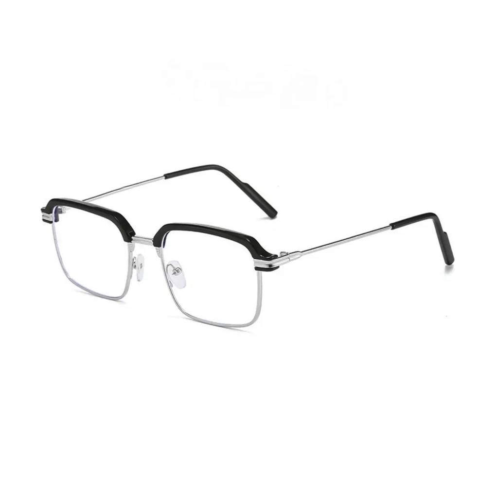 Gọng Kính Vuông Nhựa Chống Ánh Sáng Xanh MI105 – Lắp Tròng Theo Độ