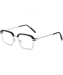 Gọng Kính Vuông Nhựa Chống Ánh Sáng Xanh MI105 – Lắp Tròng Theo Độ