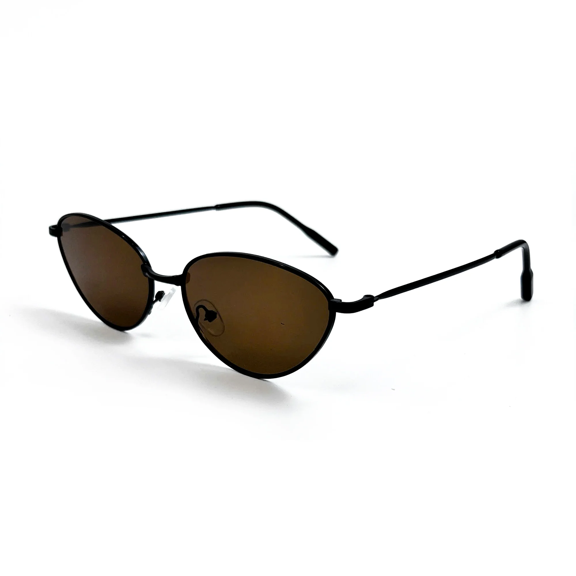 Gọng Kính Cận Kim Loại Bạc MI118 Dáng Oval Mảnh Nhẹ Thời Trang Unisex