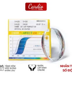 (Giá 1 cặp) Tròng Kính Chemi U6 1.67 Chống UV Chống Ánh Sáng Xanh, Lắp Được Cận Loạn Theo Yêu Cầu 1