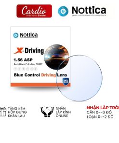 Tròng Kính X-Driving Nottica Chống Chói Chuyên Dụng Lái Xe, Tròng Kính Cận Loạn Chống Chói Có Nhận Thay Tròng
