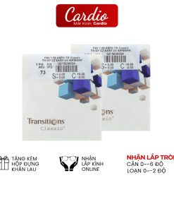 Tròng Kính Đổi Màu Essilor Crizal Transitions Classic Chống UV Ánh Sáng Xanh Đổi Màu Cực Nhanh