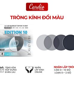 Tròng Kính Đổi Màu Rocky Edition Chống Ánh Sáng Xanh Đổi Màu Xám Khói Chống UV Lắp Được Cận Loạn
