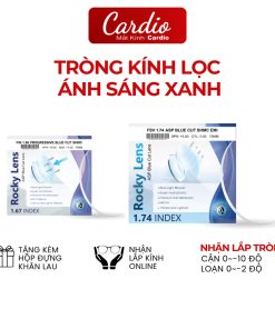 Tròng Kính Rocky BlueCut Chiết Suất Cao Lắp Được Độ Cao Tròng Siêu Mỏng Thương Hiệu Canada
