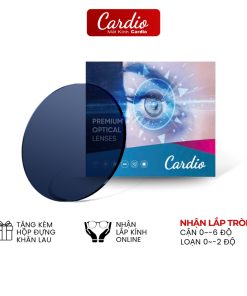 (Giá 1 cặp) Tròng Kính Đổi Màu Xám Khói Cardio, Tròng Kính Cận Loạn Lắp Theo Độ Yêu Cầu Đỏi Màu Ra Nắng Chống Được UV