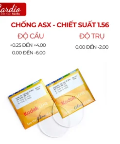 Tròng Kính Cận Kodak Siêu Mỏng, Lớp Phủ FSV Asph UV400 Clean&Clear (Super HMC A+) 11