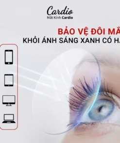 Tròng Kính Cận Loạn Chống Ánh Sáng Xanh, Đổi Màu Khi Ra Nắng 1.56 Mắt Kính Cardio Nhận Lắp Kính Chính Xác Chất Lượng 3