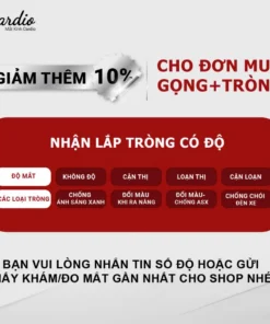 Tròng Kính Chống Ánh Sáng Xanh AS BlueUV Capture Crizal Rock Essilor Chiết Suất Cao Phù Hợp Cận Nặng 4