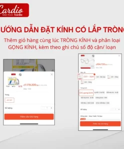 Tròng Kính Chống Ánh Sáng Xanh Zinmy 1.60 Cardio Nhận Lắp Độ Cận Yêu Cầu 3