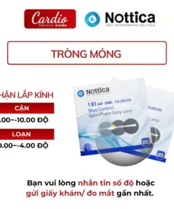 Tròng Kính Đổi Màu Chống Ánh Sáng Xanh N5 Series Nottica, Tròng Kính Cận Loạn Cao Cấp Có Nhận Thay Tròng 11