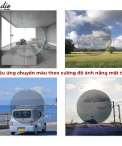 Tròng Kính Đổi Màu Chống Ánh Sáng Xanh N5 Series Nottica, Tròng Kính Cận Loạn Cao Cấp Có Nhận Thay Tròng 4