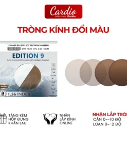Tròng Kính Đổi Màu Nâu Trà RocKy Edition Chống Ánh Sáng Xanh Chống UV Lắp Được Cận Loạn 1