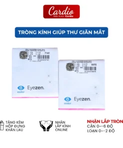 Tròng Kính Essilor Eyezen Start Stock Giúp Điều Chỉnh Thư Giãn Mắt Lọc Ánh Sáng Xanh 1