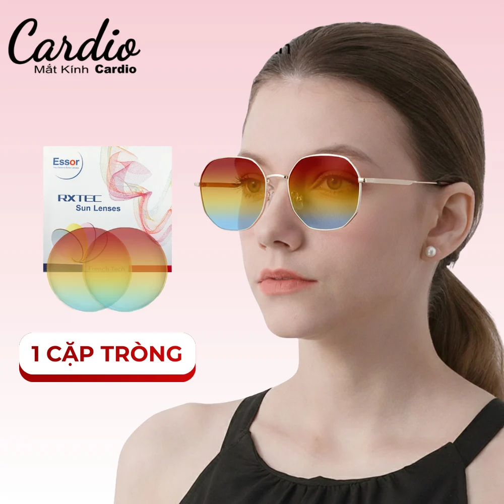 Tròng Kính Mát 1.56 Tinted Lenses Nottica 18 Màu Thời Trang Phong Cách Chống UV 25