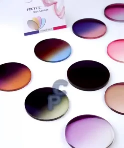 Tròng Kính Mát 1.56 Tinted Lenses Nottica 18 Màu Thời Trang Phong Cách Chống UV 8