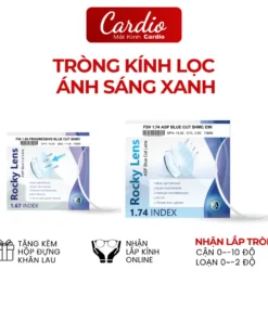 Tròng Kính Rocky BlueCut Chiết Suất Cao Lắp Được Độ Cao Tròng Siêu Mỏng Thương Hiệu Canada 1
