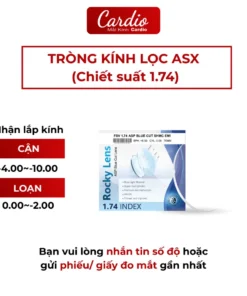 Tròng Kính Rocky BlueCut Chiết Suất Cao Lắp Được Độ Cao Tròng Siêu Mỏng Thương Hiệu Canada 3