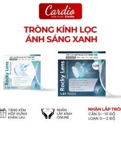 Tròng Kính Rocky BlueCut Lọc Ánh Sáng Xanh Thương Hiệu Canada Có Hỗ Trợ Lăp Kính Cardio 1