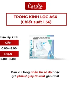 Tròng Kính Rocky BlueCut Lọc Ánh Sáng Xanh Thương Hiệu Canada Có Hỗ Trợ Lăp Kính Cardio 4