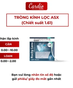 Tròng Kính Rocky BlueCut Lọc Ánh Sáng Xanh Thương Hiệu Canada Có Hỗ Trợ Lăp Kính Cardio 5