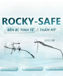 Tròng Kính Rocky Safe 1.60 Chống Bể Phù Hợp Làm Gọng Khoan Có Nhận Lắp Theo Độ Yêu Cầu 4