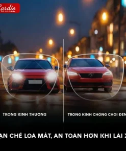 Tròng Kính X-Driving Nottica Chống Chói Chuyên Dụng Lái Xe, Tròng Kính Cận Loạn Chống Chói Có Nhận Thay Tròng 2