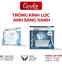 Tròng Kính Rocky BlueCut Lọc Ánh Sáng Xanh Thương Hiệu Canada Có Hỗ Trợ Lăp Kính Cardio