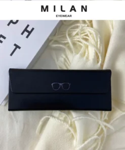 Hộp đựng kính MILAN EYEWEAR Gấp Gọn Bảo Vệ Mắt Kính Trầy Xướt Thiết Kế Thời Trang
