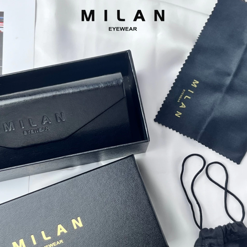 Combo Hộp Đựng Mắt Kính MILAN EYEWEAR Chất Liệu Bền Bỉ Thiết Kế Sang Trọng Giúp Bảo Quản Mắt Kính