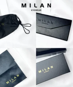 Combo Hộp Đựng Mắt Kính MILAN EYEWEAR Chất Liệu Bền Bỉ Thiết Kế Sang Trọng Giúp Bảo Quản Mắt Kính