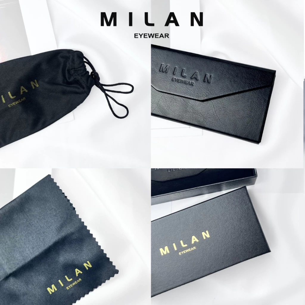 Combo Hộp Đựng Mắt Kính MILAN EYEWEAR Chất Liệu Bền Bỉ Thiết Kế Sang Trọng Giúp Bảo Quản Mắt Kính