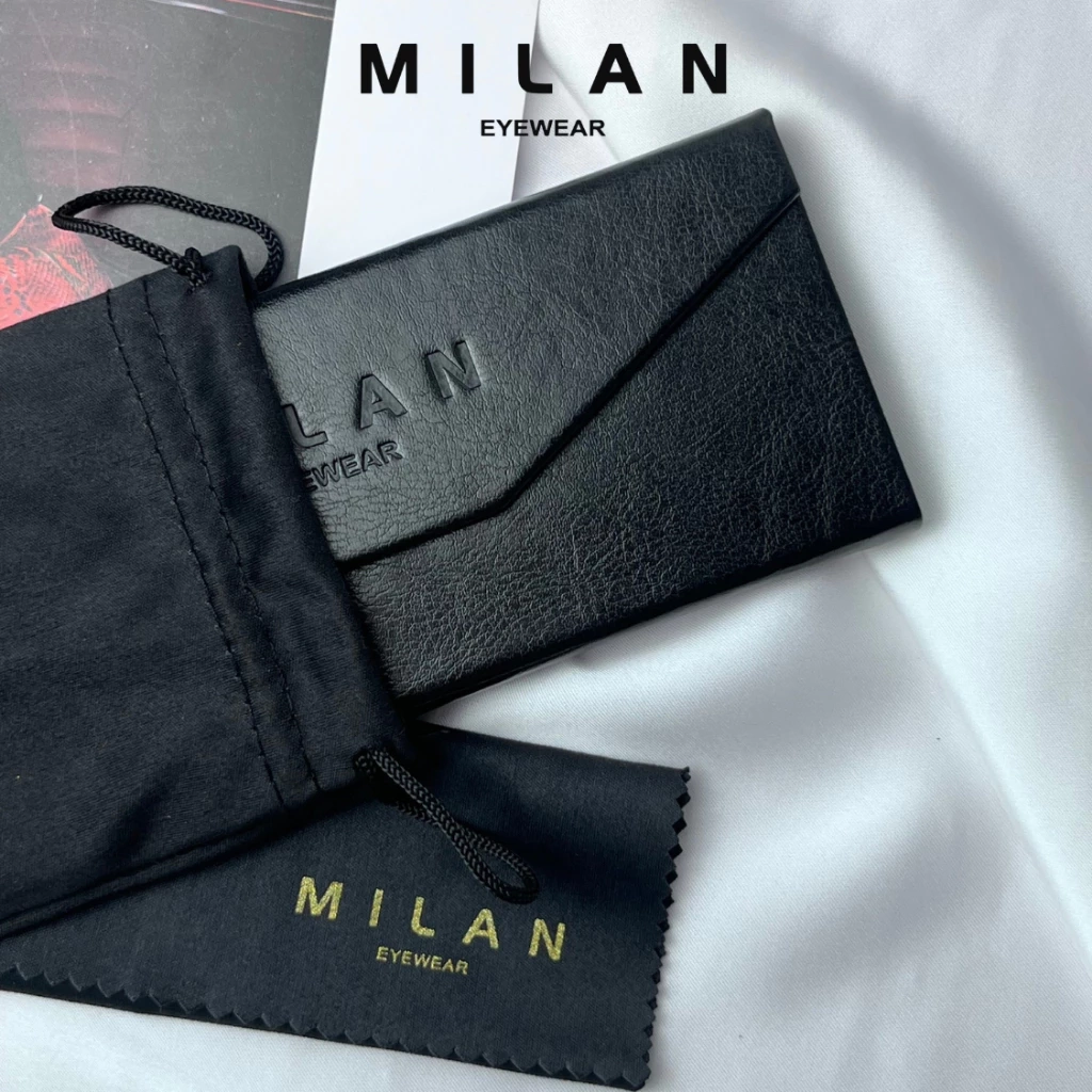 Combo Hộp Đựng Mắt Kính MILAN EYEWEAR Chất Liệu Bền Bỉ Thiết Kế Sang Trọng Giúp Bảo Quản Mắt Kính