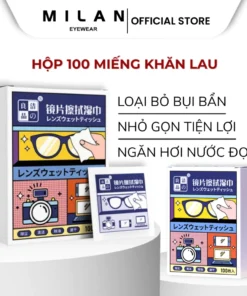 Khăn Nano Lau Kính Chống Hơi Nước MILAN EYEWEAR Làm Sạch Bụi Bẩn Bảo Vệ Mắt